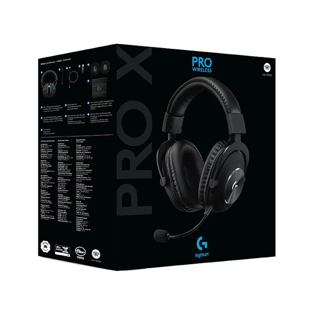headset gamer sem fio logitech g pro x wireless 7 1 som surround drivers pro g de 50mm 981 000906 1612893776 gg